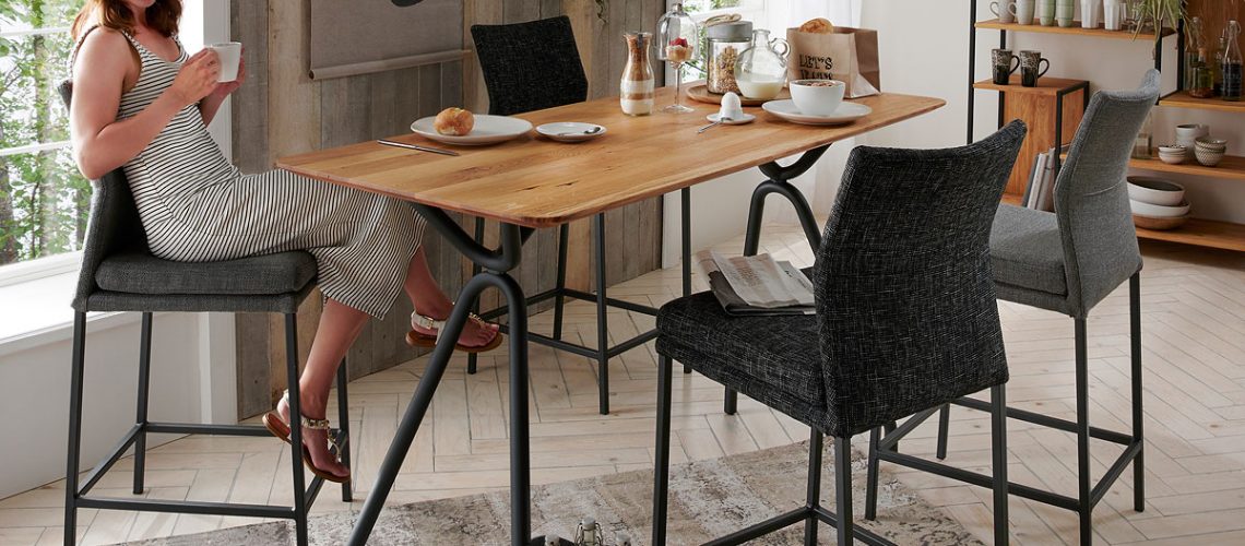 Natura Tresenhocker + Tresentisch