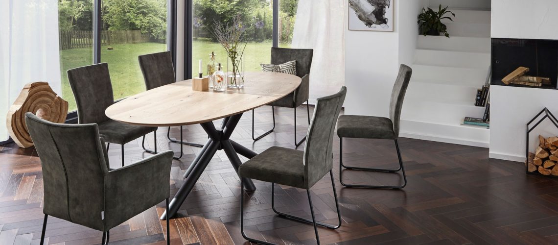 NATURA HOME Phoenix Esstisch oval
